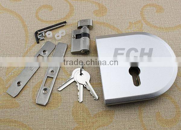 high class iron glass cabinet key lock