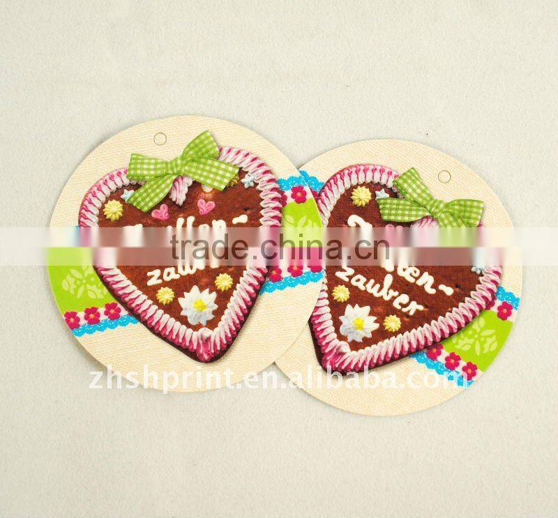 High quality round hang tags