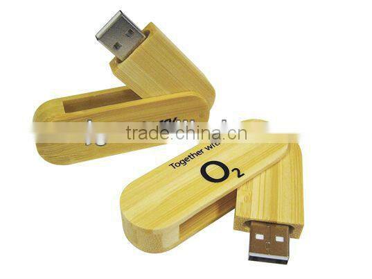 New&Latest Design Wooen Swivel USB Flash Drive, Swivel USB Disk