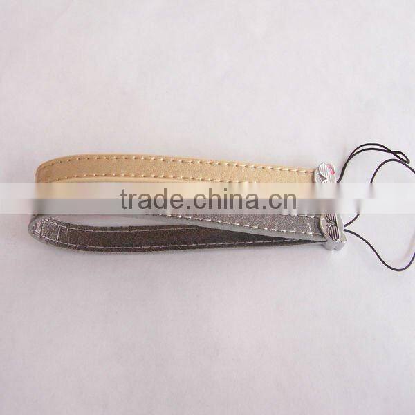 leather mobile phone straps wholesale and cell phone charm promotion