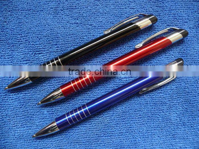 Good quality promotion cheap and popular metal ball pen
