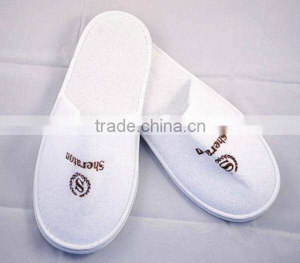 Black disposable slippers