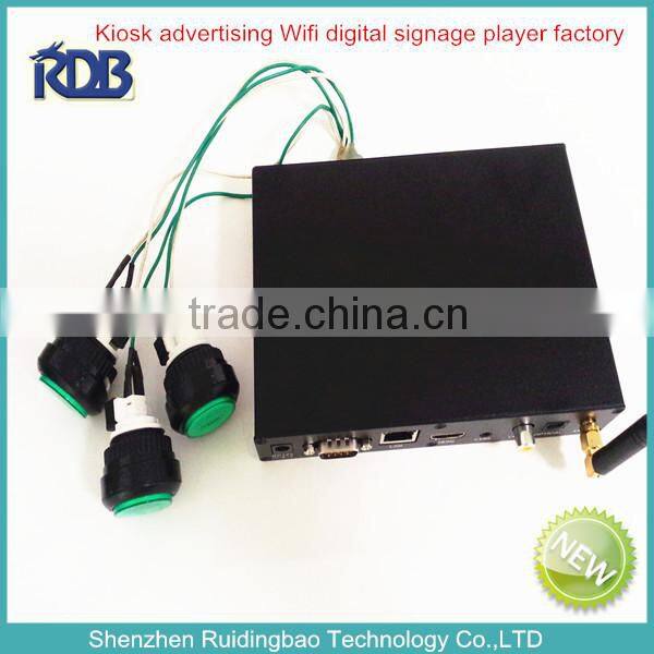 RDB Kiosk advertising Wifi digital signage player factory DS009-138