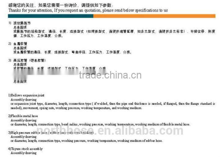 Stainless Steel hydraulic high quality Twin tied bellows expansion joint