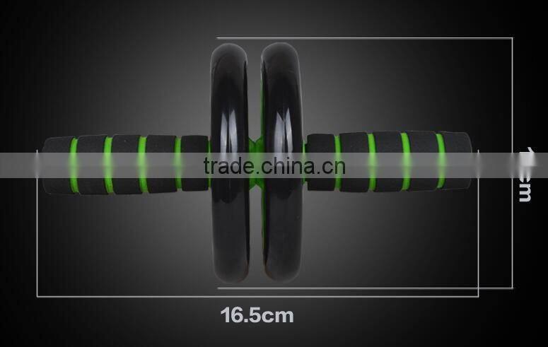 Brand New No Noise Green Abdominal Wheel Ab Roller With Mat For Exercise Fitness Equipment