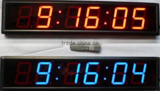 infared remote High quality 5" led digital clock