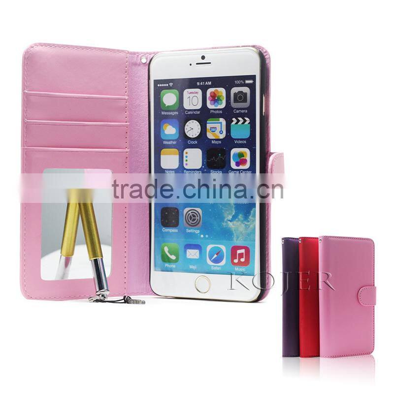 Hot PU lether phone case for iphone 6 case cover