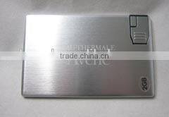 custom metal credit card usb flash drive for promotional