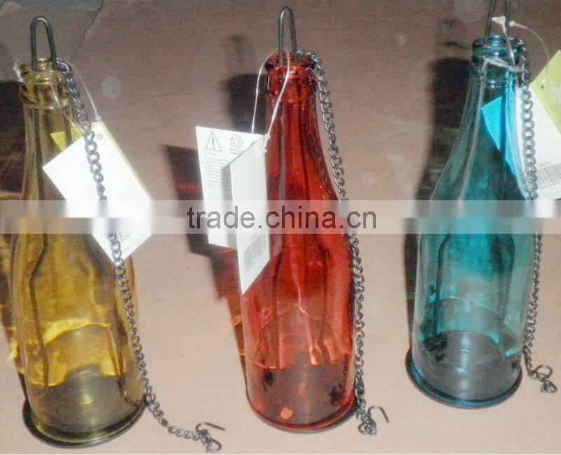 glass candle holder