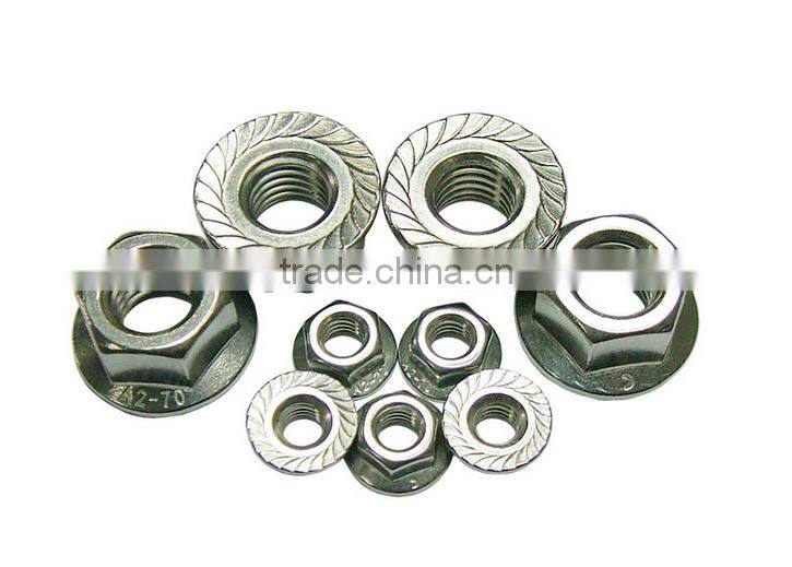 fasteners hex flange Nuts and bolt DIN EN ISO 4034/DIN 6923