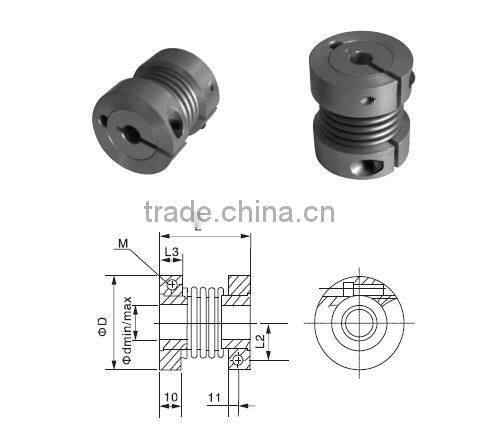 Large Torque Precsion Metal Bellows Couplings