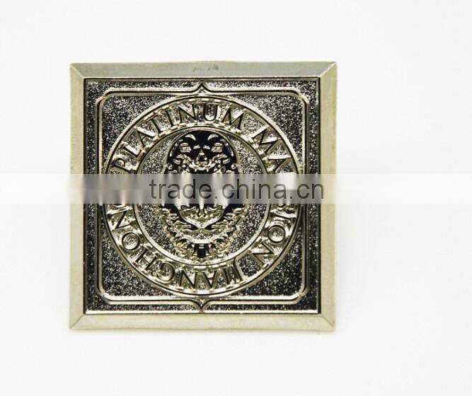 Good quality custom silver metal wholesale lapel pin