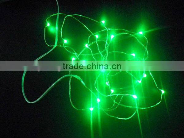 Mini copper/silver wire LED string light with battery operated YH-9002B