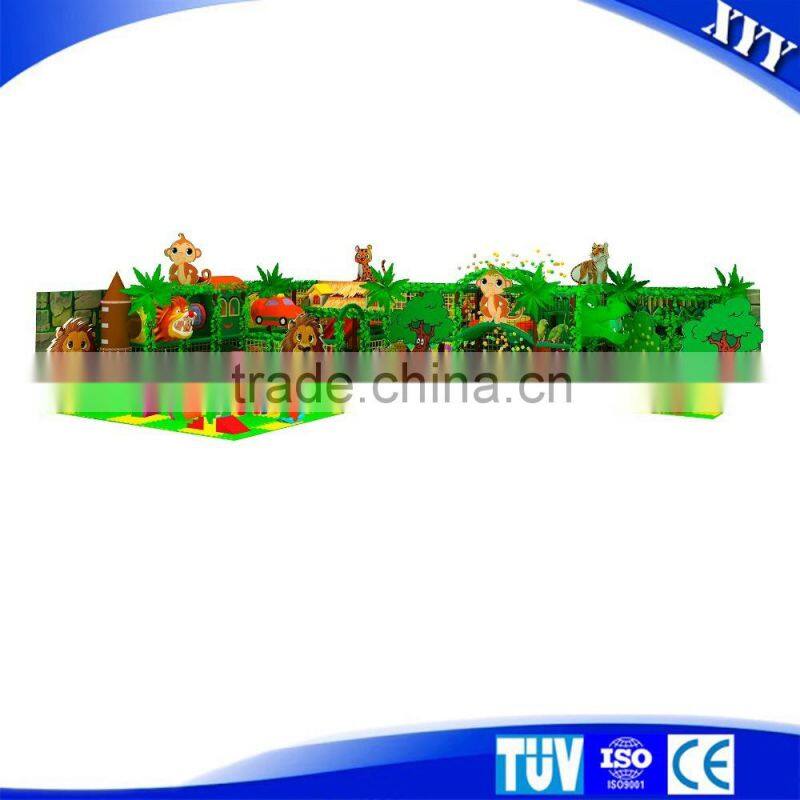 Indoor Plastic Play House Kid's Zone Indoor Soft Playground Equipment