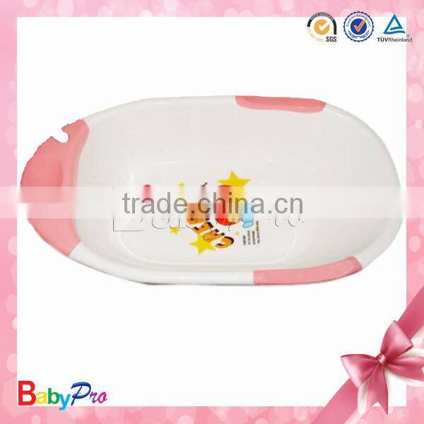 2015 eco-friendly material PP cute design cheap price baby plastic shower bathtub