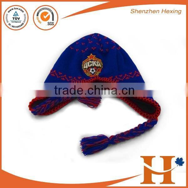 Customize high quality knit hat acrylic