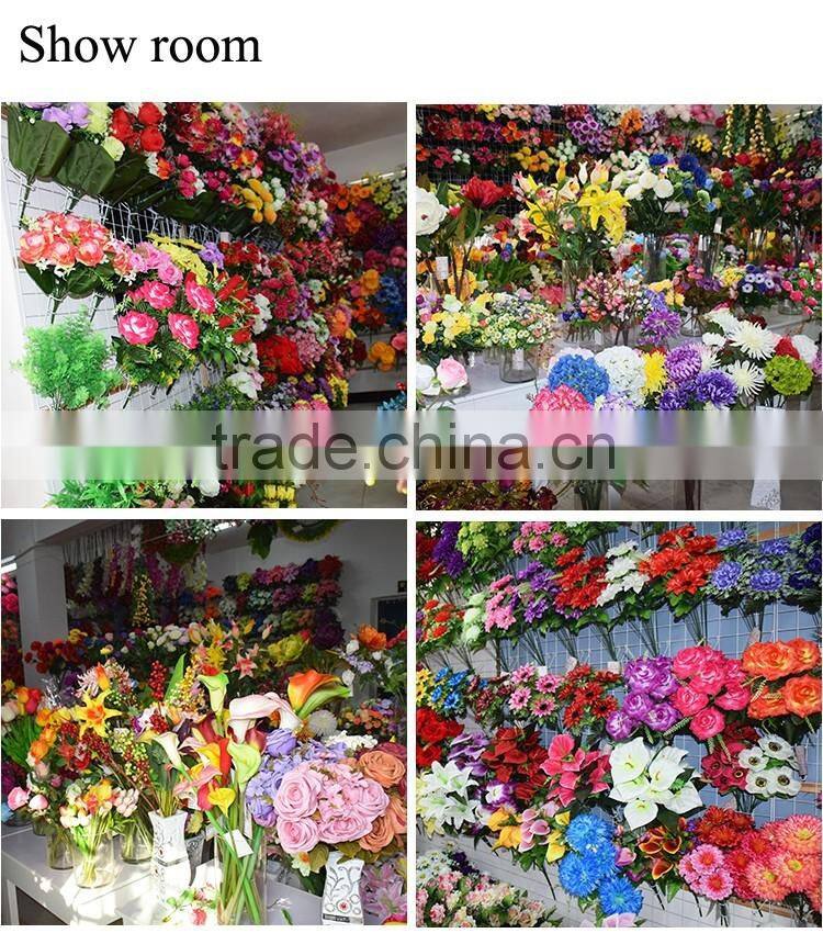 factory of cheap silk flower bushes berbera daisy flower
