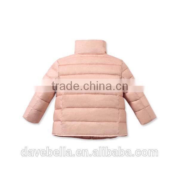 DB1597 dave bella 2014 winter infant coat baby wadded jacket padded jacket outwear winter coat jacket down coat outwear