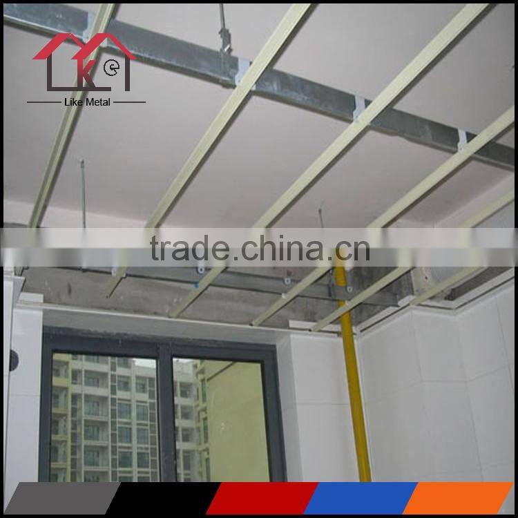 Groove ceiling runner/main runner for ceiling
