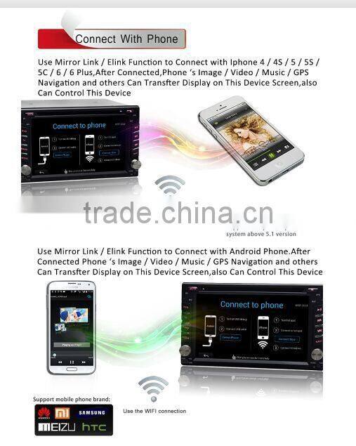 6.2'' gps/ wifi / 3g /aux good quality and hot selling car android radio