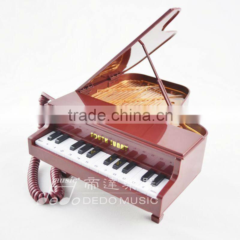 Personality Style Piano Telephone Set with Brown