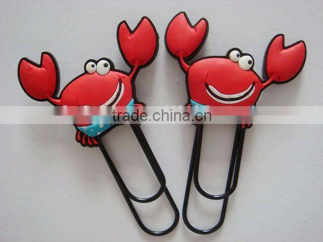 custom cheap cartoon plastic bookmark