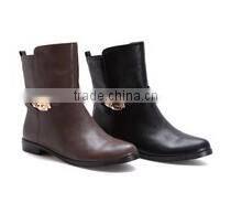 Europen style lady half boots sales well low price women shoes in guangzhou