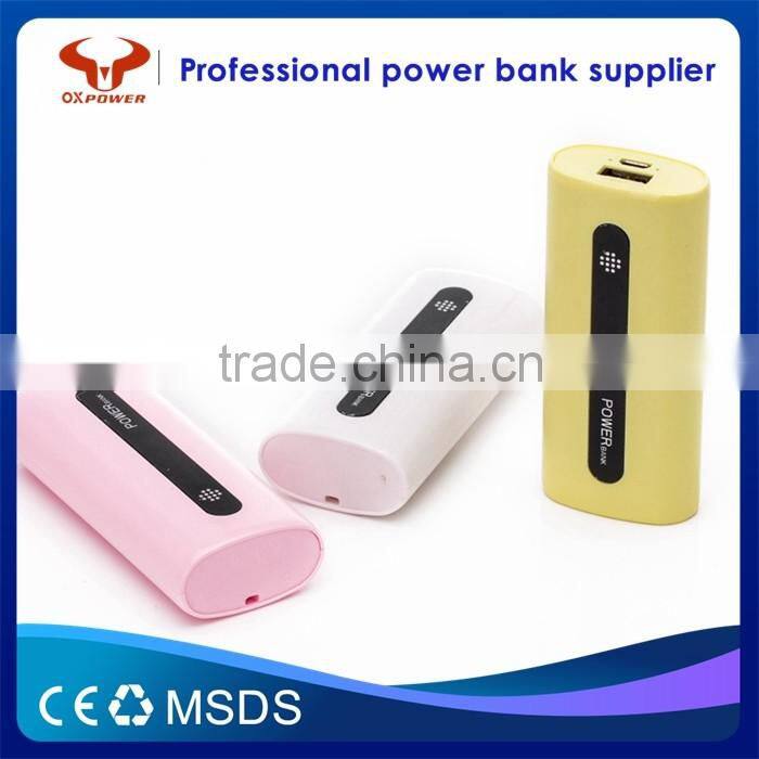 2016 professional factory cheapest price hot sell fast charging high capacity original 5200mah portable usb charger power bank