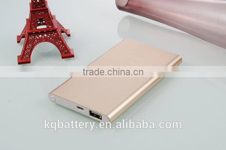 high quality disposable power bank 5000mah for iphone charger