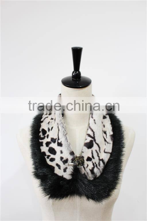 2015 Cheap New design fashion women fake fur scarf/shawl