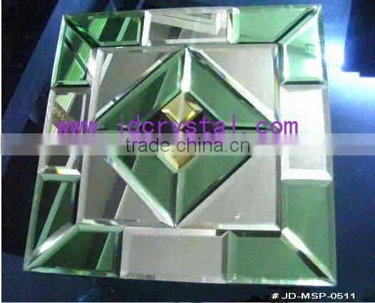 Golden mirror glass mosaic for TV wall from China factory with many colours