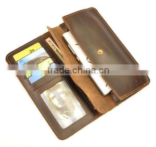 China Wholesale wallet new design travel men wallet multifunction leather wallet