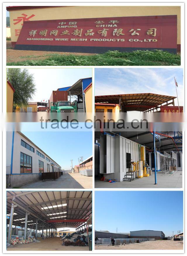 3 bends PVC coated square post fence