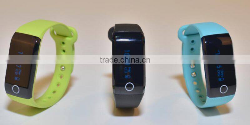 Heart rate fitness band bluetooth optical wrist heart rate monitor activity and sleep tracker