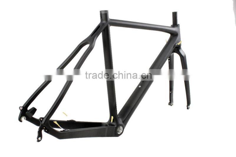 Chinese OEM Super Light Carbon Cyclocross Frameset Cyclocross Bike