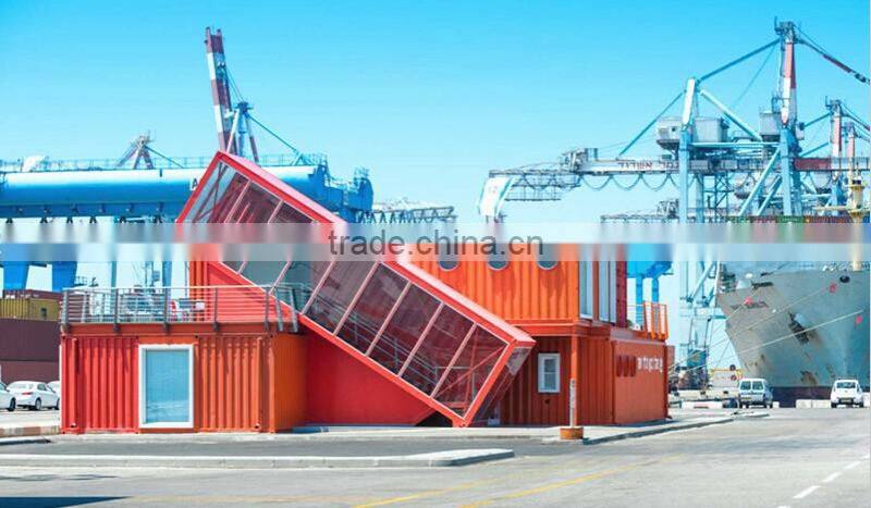 Beautiful prefab glass container house