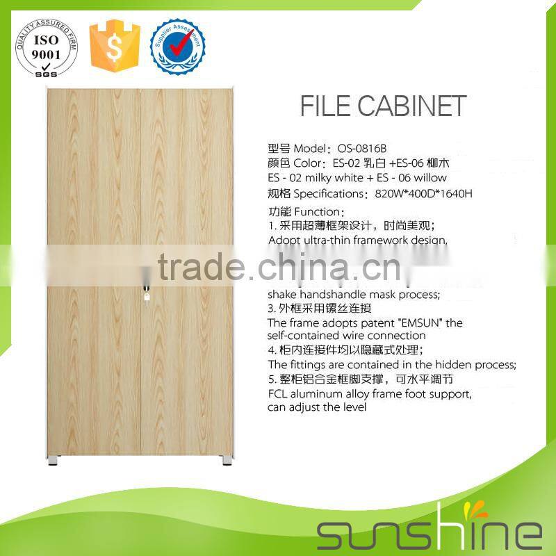 Guangzhou Sunshine Cheap Wood Office File Storage Cabinets For Small Office