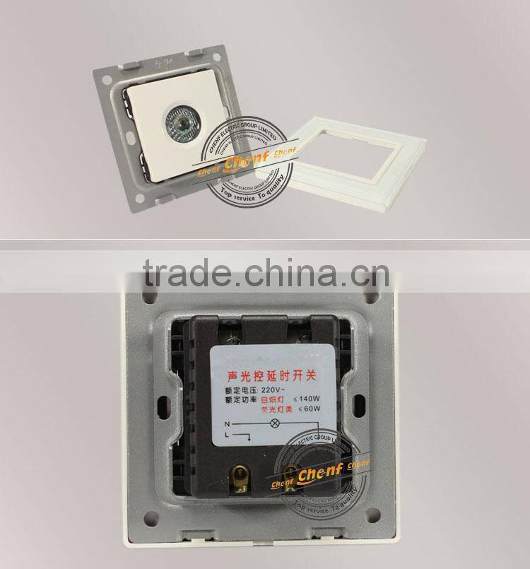 Hot High Quality Wall Mounted Electric Voice and Light Control Switch