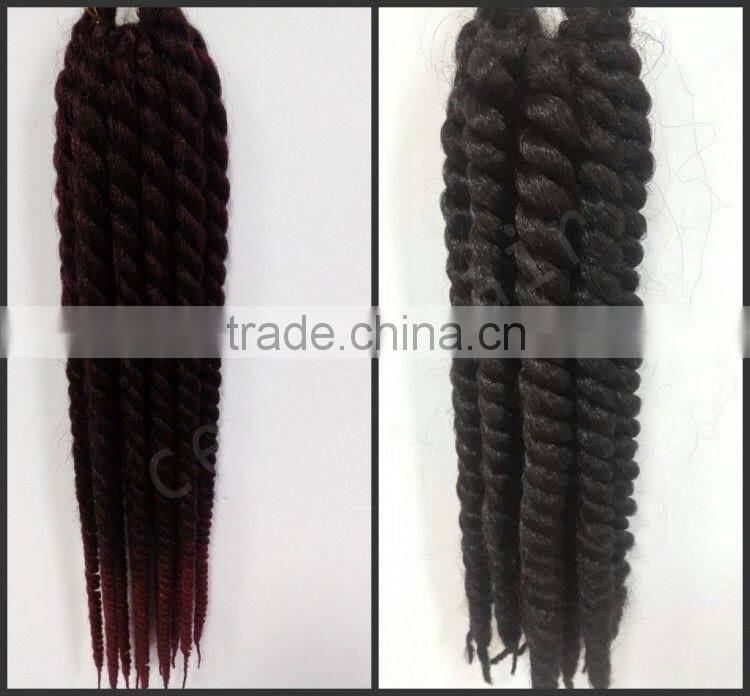 19-24 inch havana mambo twist crochet braids 12 root