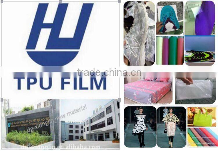 transparent/colored TPU film for inflatable tent/kites/advertisement inflatable ball