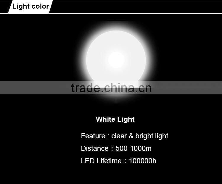 Best quality top selling rechargeable led searchlight long range for camping
