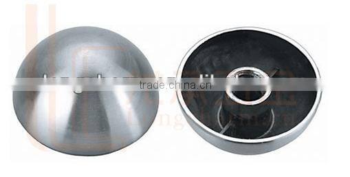 chrome semi ball decorative mirror screw caps