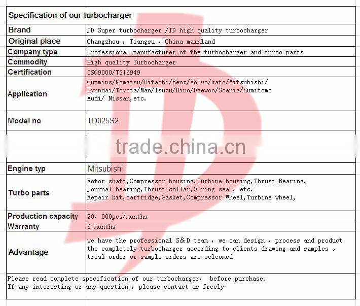 TURBO 49173-07507 Citroen C 4 1.6 HDi turbo TD025S2 supercharger 0375K5 0375Q5 0375Q4 0375Q3
