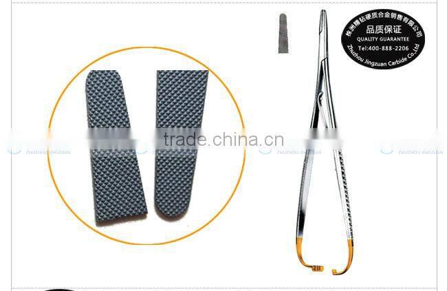 carbide tips for TC needle holding forceps