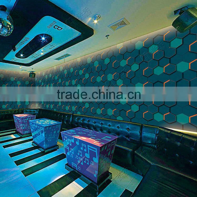 Good quality MyHome 3d hotel waterproof wall paper