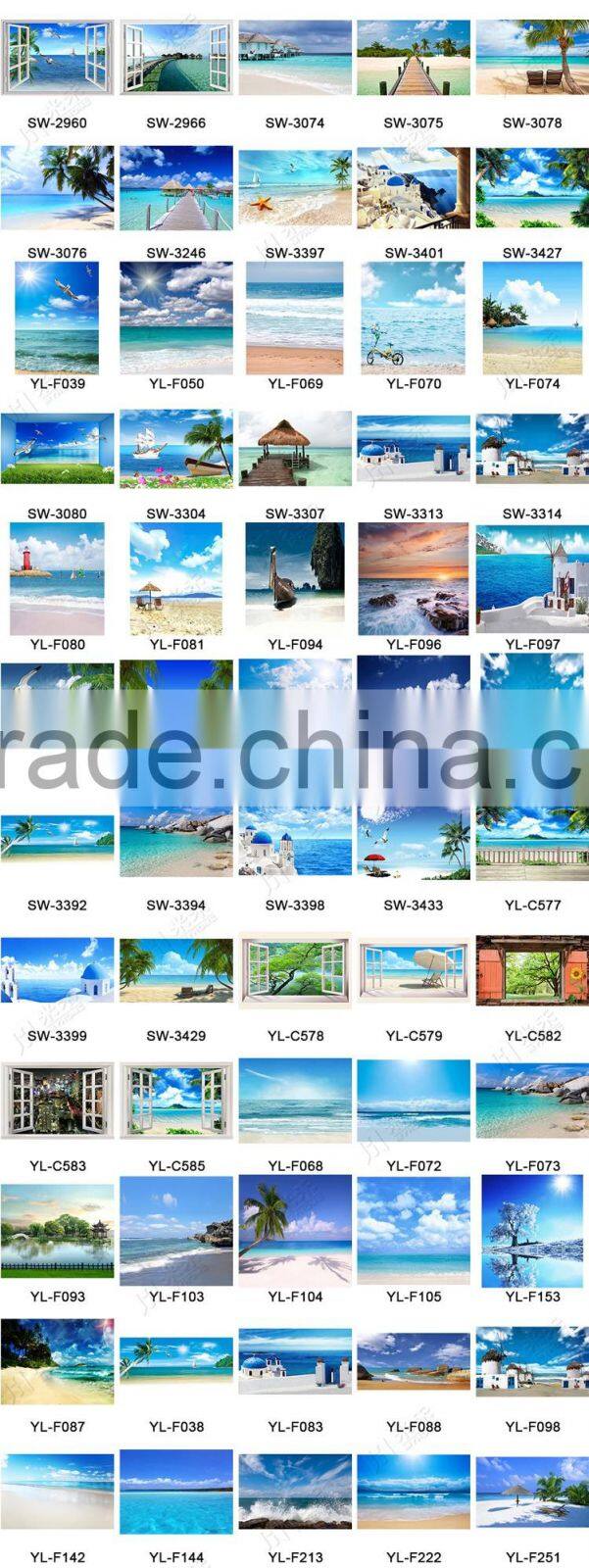 beautiful and charming scenery waterproof decorative wall mural