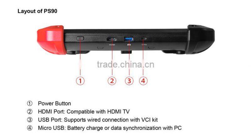 XTOOL CAR TROUBLE CODE SCANNER PS90 CAR DIAGNOSTIC TOOL CAR SCANNER MILEAGE CORRESTION TOOL SPECIAL FUNCTIONS