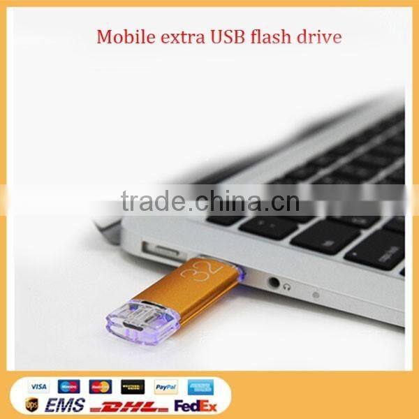 OTG Usb Flash Drives,OTG Usb For Smartphone & PC Pendrive Memory Stick OTG Ultra Dual 16GB USB Micro Pen Flash