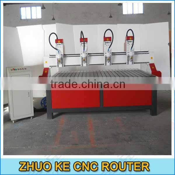 Multy-spindle CNC Router 2513 four spindle 2500*1300*200mm