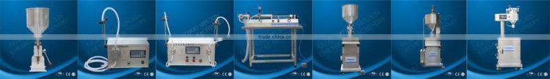 SPX-semi automatic double nozzle horizontal self-suction liquid filling machine for liquid soap (with stand)